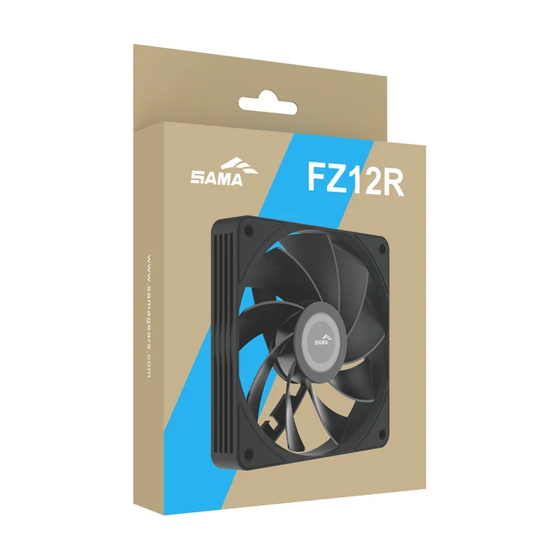 Sama FZ12R Reverse 120mm PWM Fan (Black) (FZ12-BKXX1TOR-G)