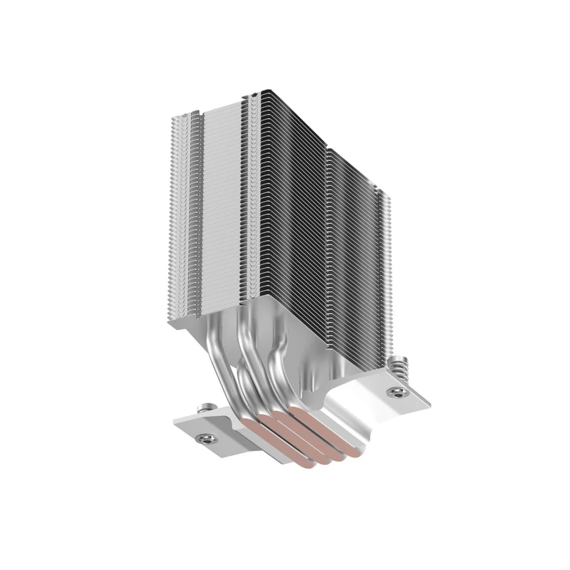 Sama X40L Compact CPU Air Cooler with Metal Finish, Industrial Look, Pair with ARGB 100mm Fan (X40-XXWAYX0X-G)