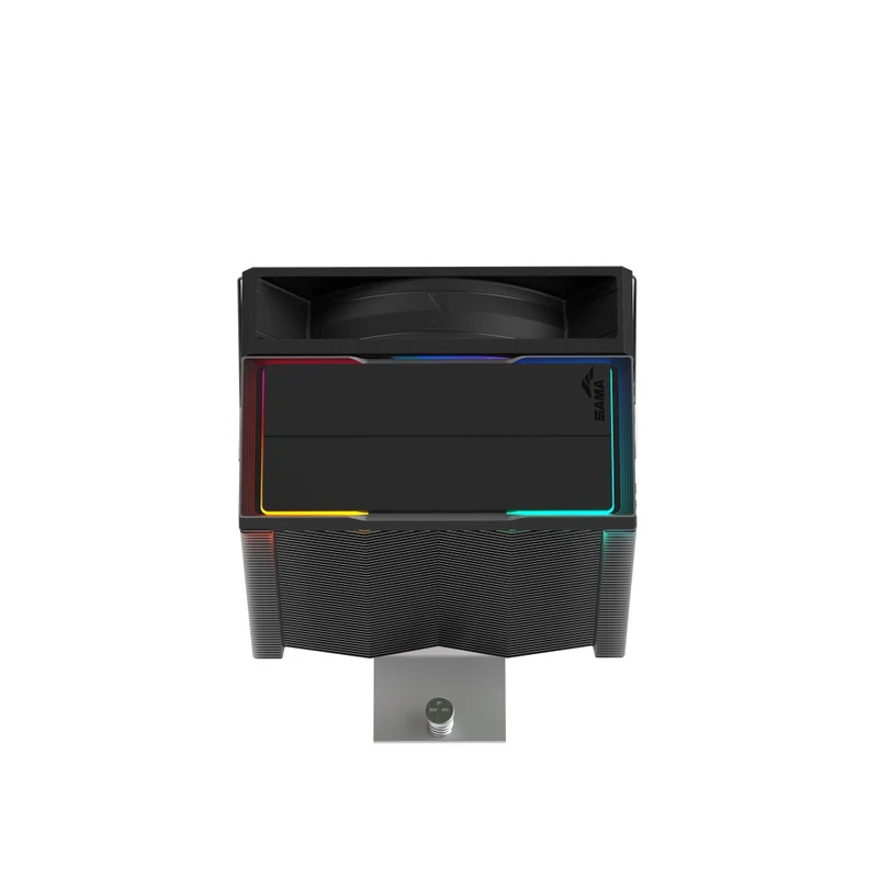 Sama X40L Compact CPU Air Cooler with Metal Finish, Industrial Look, Pair with ARGB 100mm Fan (X40-XXWAYX0X-G)