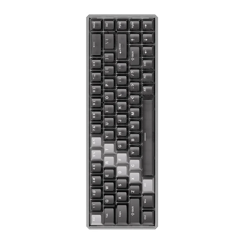 Akko MOD68 HE Aluminum Case Wired ARGB Magnetic Keyboard (Gradient Hybrid Black Transparent) (Akko AstroAim Magnetic Switch) (02N-02I-03A-02G-02L-02K)