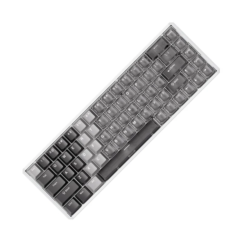 Akko MOD68 HE Aluminum Case Wired ARGB Magnetic Keyboard (Gradient Hybrid White Transparent) (Akko AstroAim Magnetic Switch) (02O-02I-03B-02G-02M-02J)
