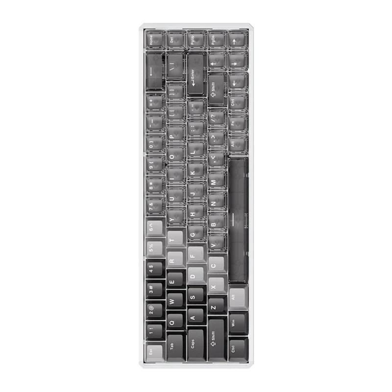 Akko MOD68 HE Aluminum Case Wired ARGB Magnetic Keyboard (Gradient Hybrid White Transparent) (Akko AstroAim Magnetic Switch) (02O-02I-03B-02G-02M-02J)
