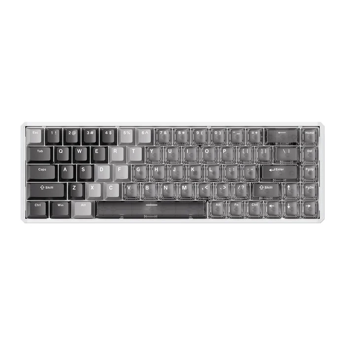 Akko MOD68 HE Aluminum Case Wired ARGB Magnetic Keyboard (Gradient Hybrid White Transparent) (Akko AstroAim Magnetic Switch) (02O-02I-03B-02G-02M-02J)