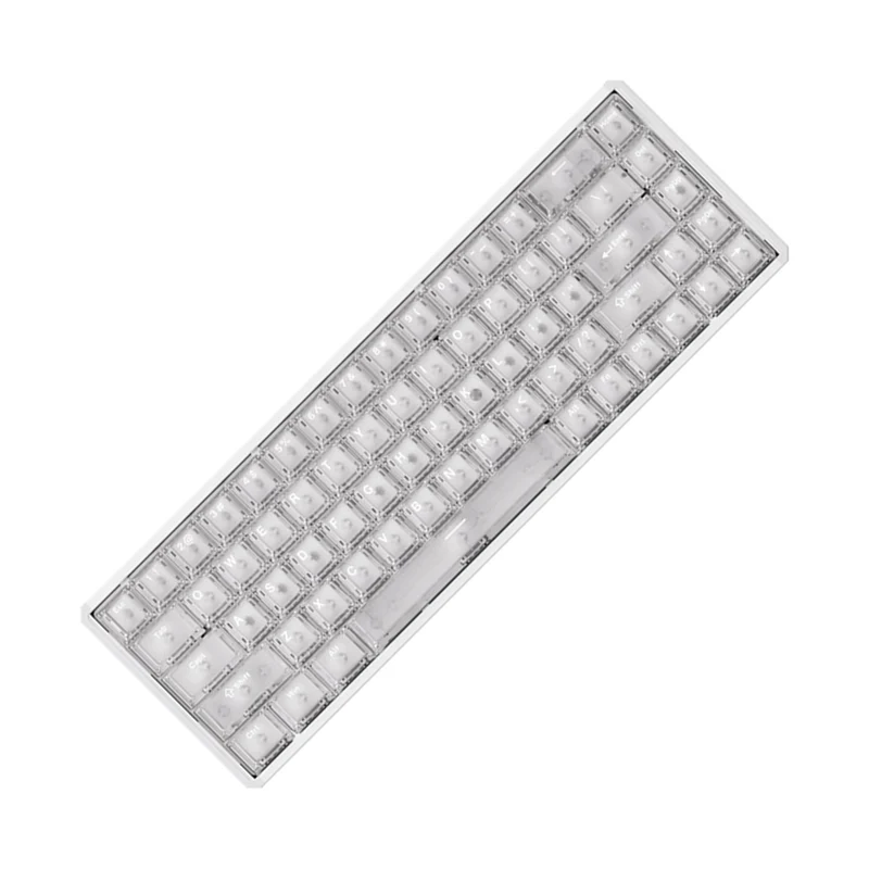 Akko MOD68 HE Aluminum Case Wired ARGB Magnetic Keyboard (White Transparent) (Akko AstroAim Magnetic Switch) (02O-02I-02X-02G-02M-02J)