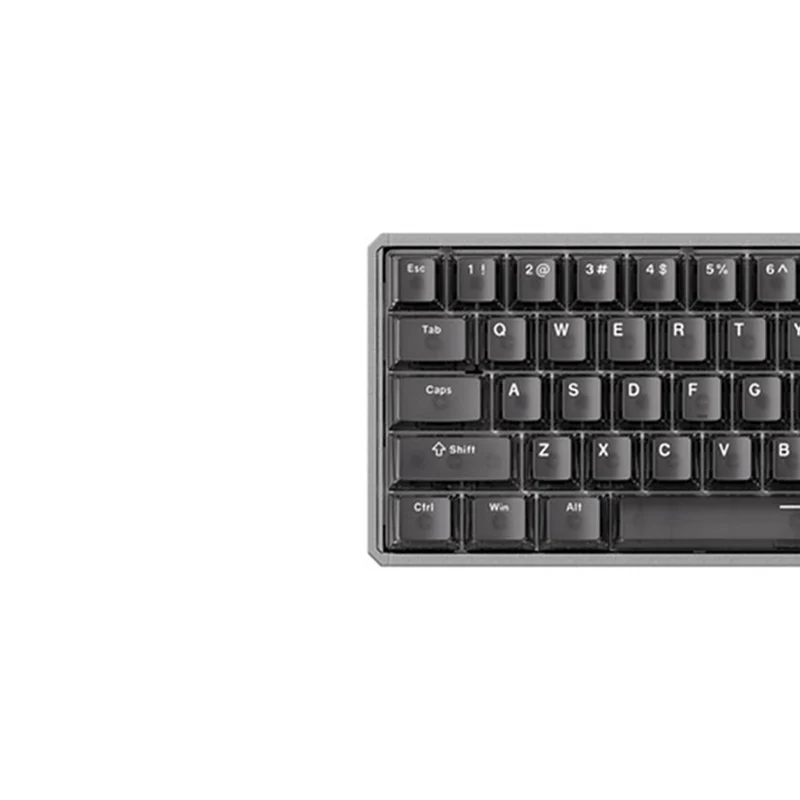Akko MOD68 HE Aluminum Case Wired ARGB Magnetic Keyboard (Black Transparent) (Akko AstroAim Magnetic Switch) (02N-02I-02W-02G-02L-02K)