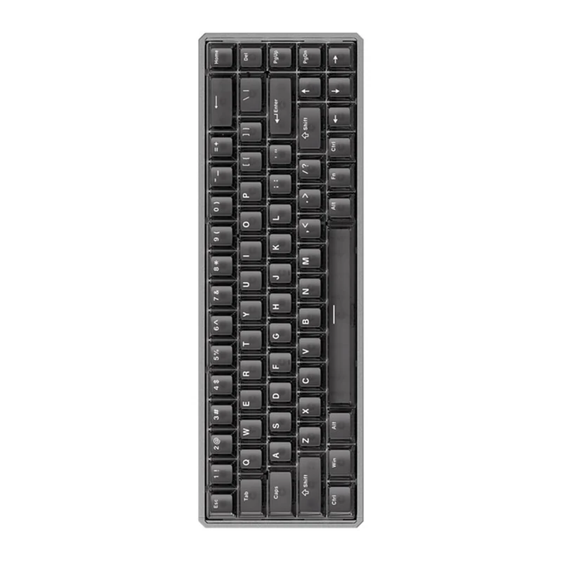 Akko MOD68 HE Aluminum Case Wired ARGB Magnetic Keyboard (Black Transparent) (Akko AstroAim Magnetic Switch) (02N-02I-02W-02G-02L-02K)