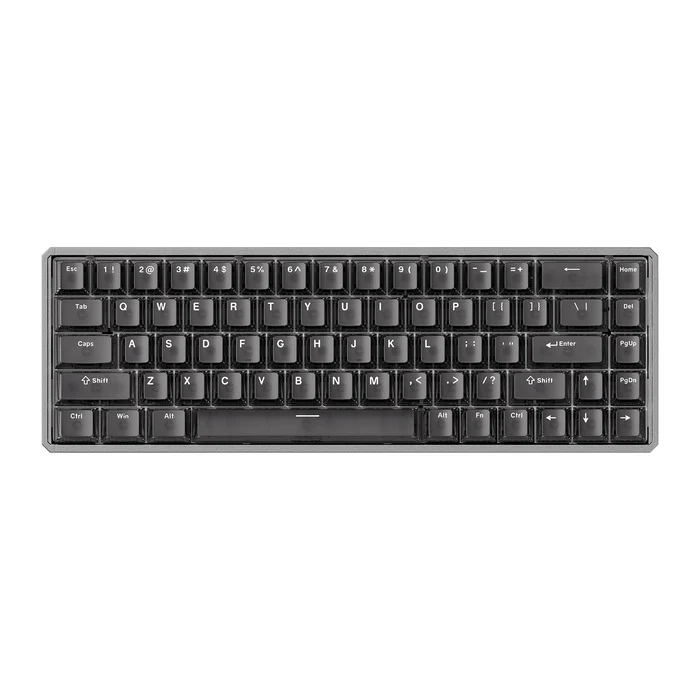 Akko MOD68 HE Aluminum Case Wired ARGB Magnetic Keyboard (Black Transparent) (Akko AstroAim Magnetic Switch) (02N-02I-02W-02G-02L-02K)