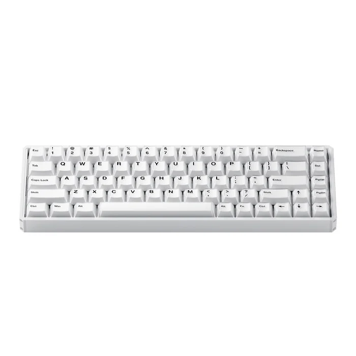 Akko MOD68 HE Aluminum Case Wired ARGB Magnetic Keyboard (Misty White) (Akko AstroAim Magnetic Switch) (02O-02I-00U-02G-02M-02J)