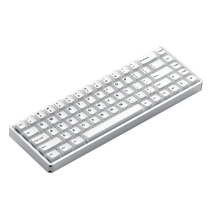 Akko MOD68 HE Aluminum Case Wired ARGB Magnetic Keyboard (Misty White) (Akko AstroAim Magnetic Switch) (02O-02I-00U-02G-02M-02J)