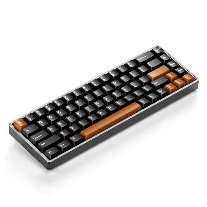 Akko MOD68 HE Aluminum Case Wired ARGB Magnetic Keyboard (Misty Black & Brown) (Akko AstroAim Magnetic Switch) (02N-02I-00T-02G-02L-02K)