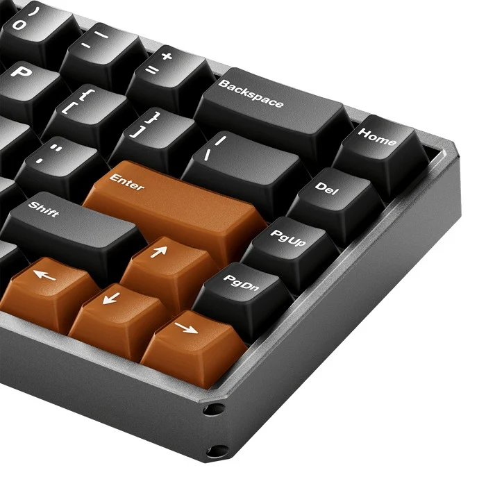 Akko MOD68 HE Aluminum Case Wired ARGB Magnetic Keyboard (Misty Black & Brown) (Akko AstroAim Magnetic Switch) (02N-02I-00T-02G-02L-02K)