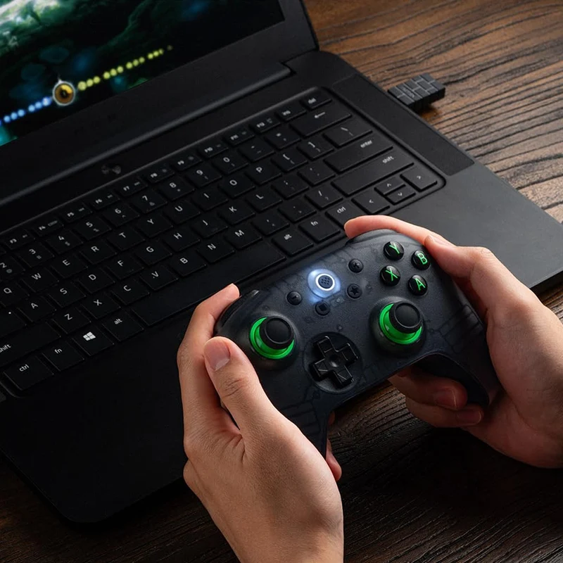 8Bitdo Ultimate 2C Wireless Controller for Windows/Android (Transparent Black) (81HD)