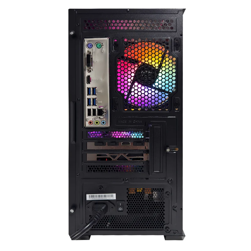 Alpha Forge M100A Black Desktop Gaming PC | AMD Ryzen 5 5600 | 16GB RAM | 500GB SSD | RTX 4060 | Windows 11 Pro