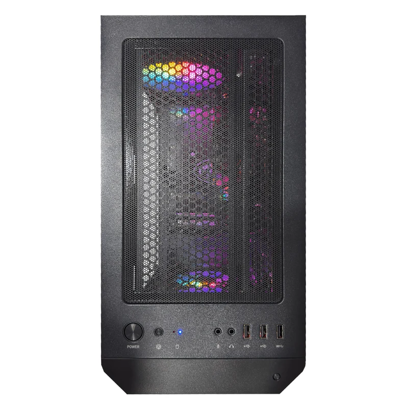 Alpha Forge M100A Black Desktop Gaming PC | AMD Ryzen 5 5600 | 16GB RAM | 500GB SSD | RTX 4060 | Windows 11 Pro
