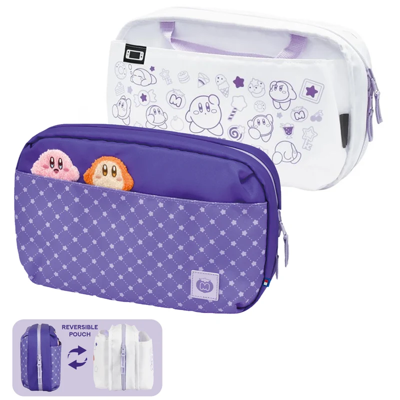 Hori Reversible Travel Pouch for Nintendo Switch 2 (Kirby & Waddle Dee) (NSX-028A)