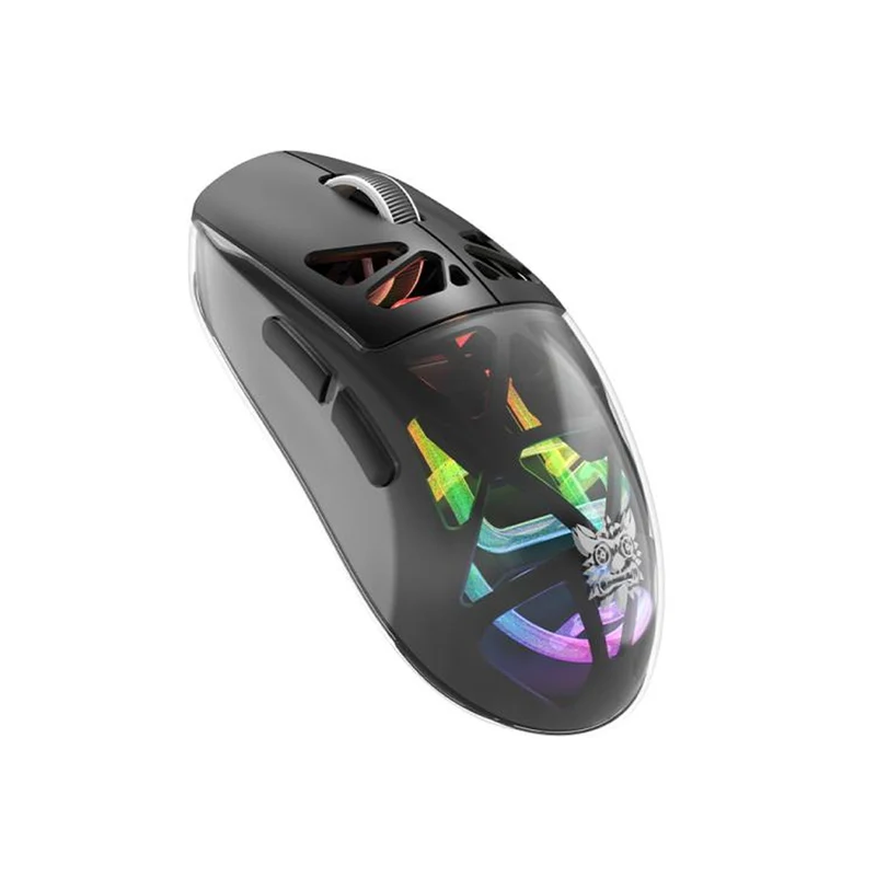 Onikuma CW930 RGB Tri-Mode Wireless Gaming Mouse (Black, Pink, White)