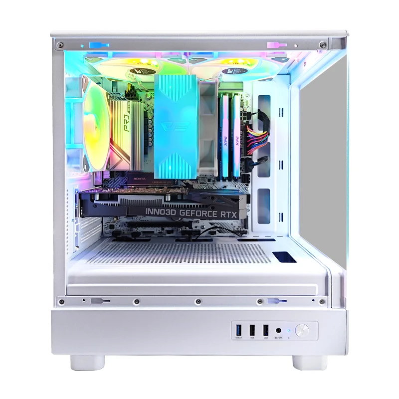 Alpha DB330M White Desktop Gaming PC | AMD Ryzen 5 5500 | 16GB RAM | 500GB SSD | RTX 3050 | Windows 11 Pro