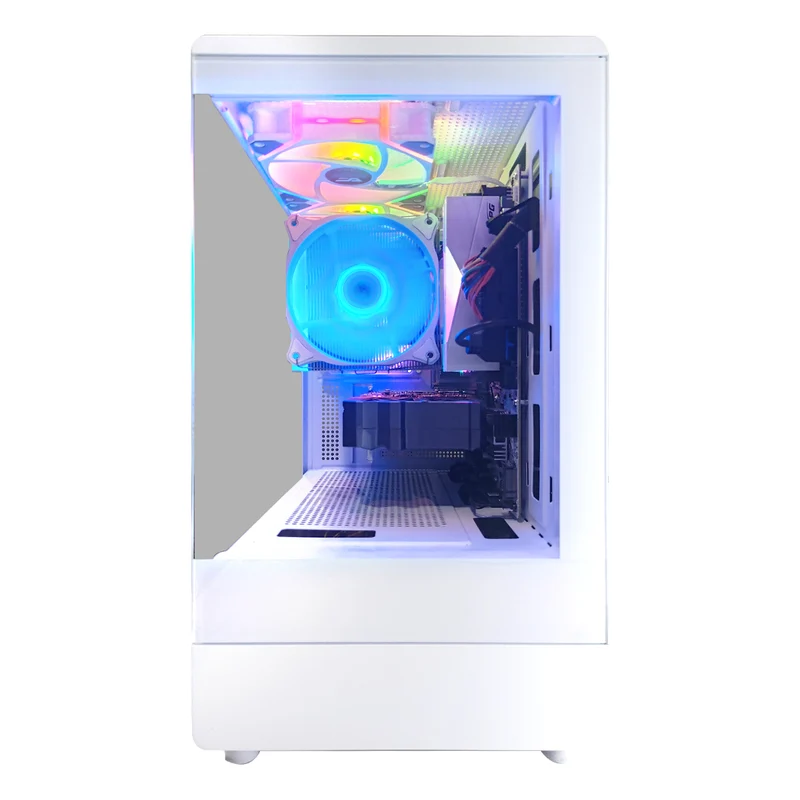 Alpha DB330M White Desktop Gaming PC | AMD Ryzen 5 5500 | 16GB RAM | 500GB SSD | RTX 3050 | Windows 11 Pro