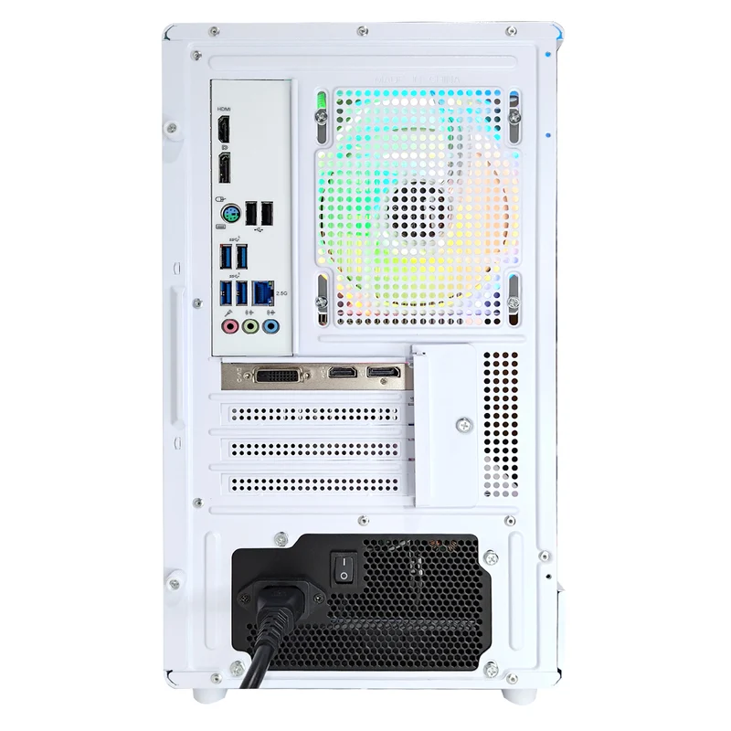 Alpha DB330M White Desktop Gaming PC | AMD Ryzen 5 5500 | 16GB RAM | 500GB SSD | RTX 3050 | Windows 11 Pro