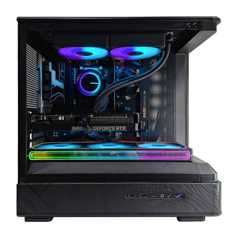 Aurora D200 Black Desktop Gaming PC | AMD Ryzen 5 7400 | 16GB RAM | 1TB SSD | RTX 5060 Ti | Windows 11 Pro
