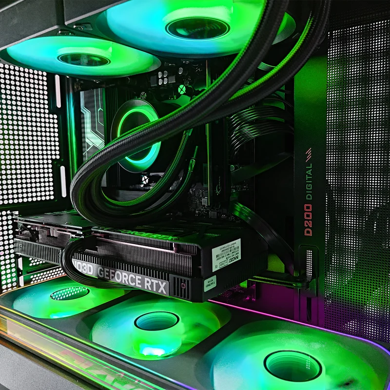 Aurora D200 Black Desktop Gaming PC | AMD Ryzen 5 7400 | 16GB RAM | 1TB SSD | RTX 5060 Ti | Windows 11 Pro