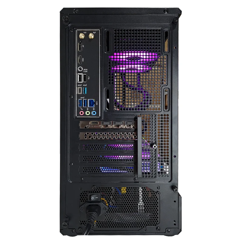 Aurora D200 Black Desktop Gaming PC | AMD Ryzen 5 7400 | 16GB RAM | 1TB SSD | RTX 5060 Ti | Windows 11 Pro