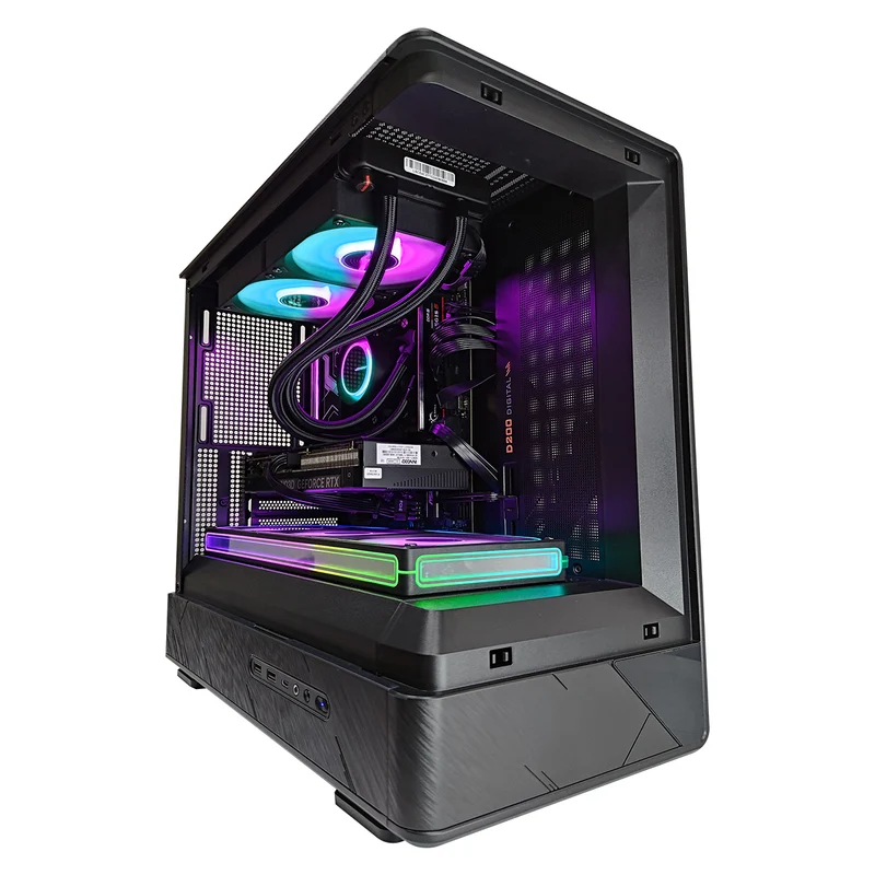 Aurora D200 Black Desktop Gaming PC | AMD Ryzen 5 7400 | 16GB RAM | 1TB SSD | RTX 5060 Ti | Windows 11 Pro