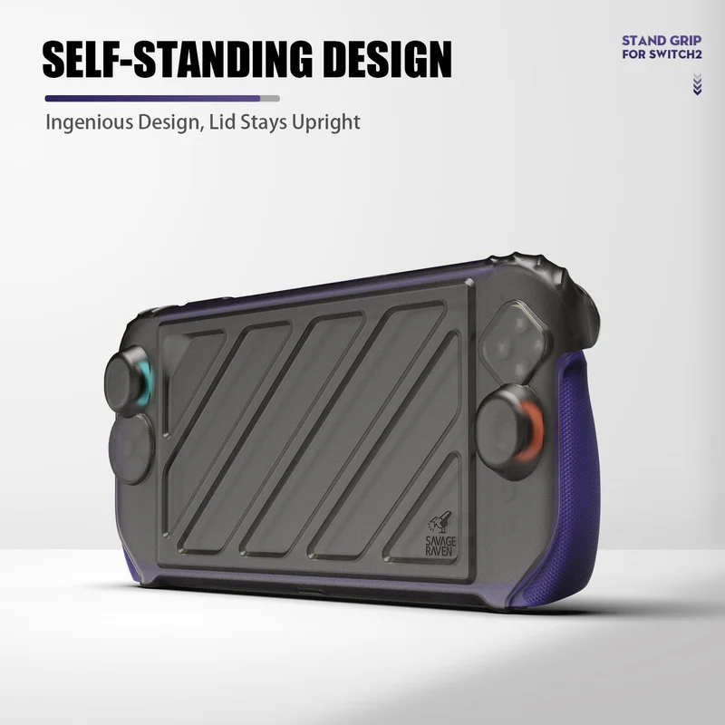 Skull & Co. HardShell Front Cover & Protective Case Bundle for Nintendo Switch 2 (Light Purple/Light Green, Zelda Yellow & Green, Mario Red & Blue)