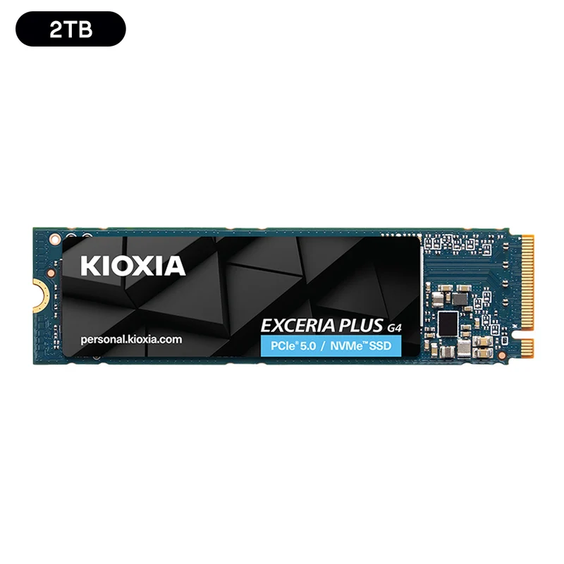 Kioxia Exceria Plus G4 PCIe Gen5 x4 M.2 2280 NVME SSD (1TB, 2TB) (LVD10Z001TG8, LVD10Z002TG8)