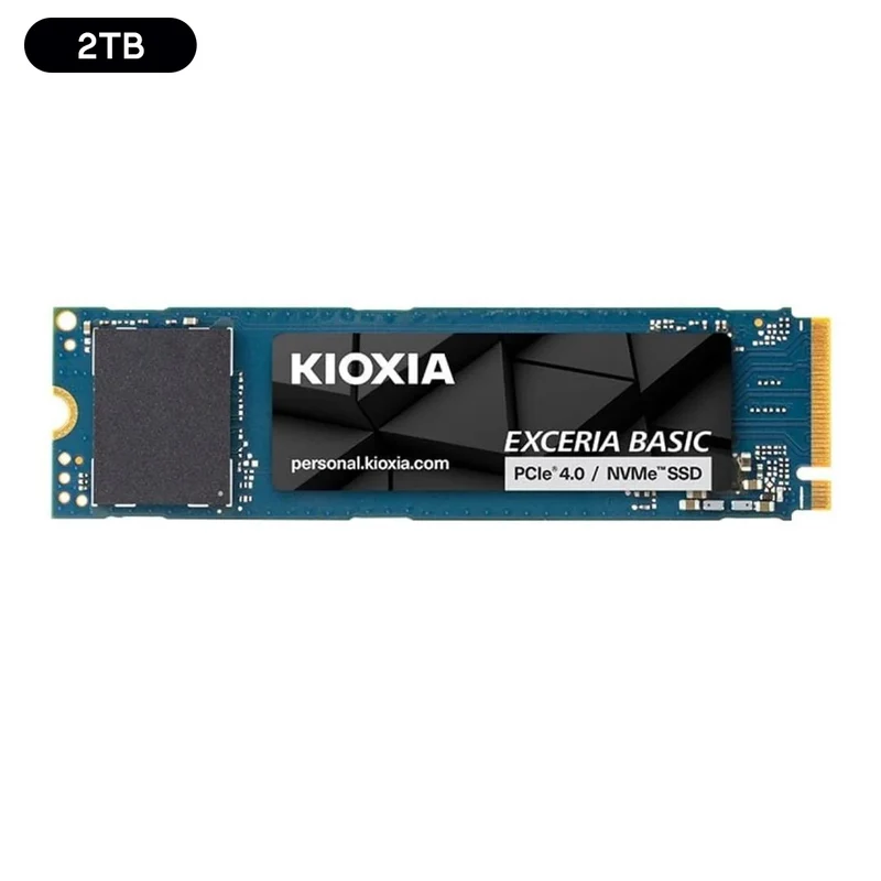 Kioxia Exceria Basic PCIe Gen4 x4 M.2 2280 NVME SSD (1TB, 2TB) (LSF10Z001TG8, LSF10Z002TG8)