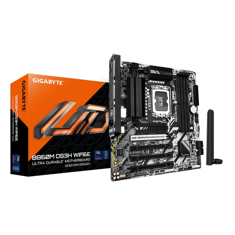 Gigabyte B860M DS3H WiFi6E DDR5 Intel UD Motherboard