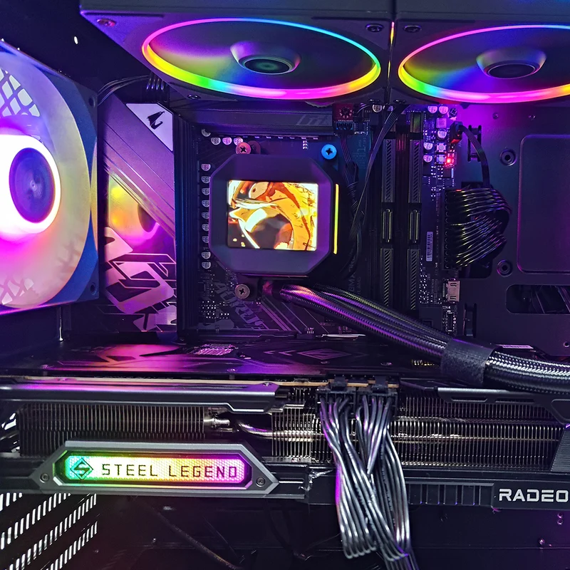 Optima Matrexx 55 Black Desktop Gaming PC | AMD Ryzen 7 9700X | 32GB RAM | 1TB SSD | RX 9070 XT | Windows 11 Pro