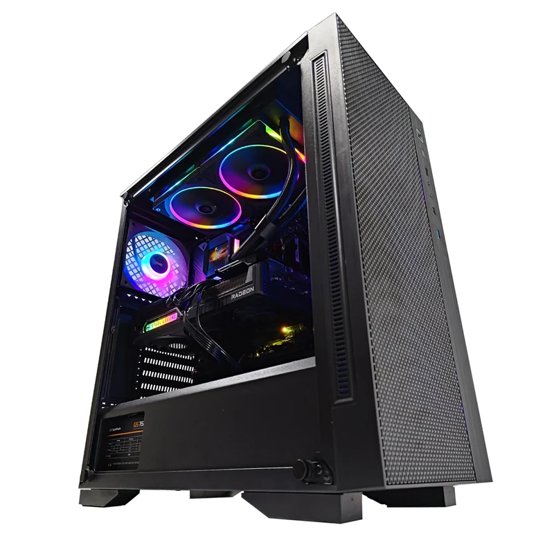 Optima Matrexx 55 Black Desktop Gaming PC | AMD Ryzen 7 9700X | 32GB RAM | 1TB SSD | RX 9070 XT | Windows 11 Pro