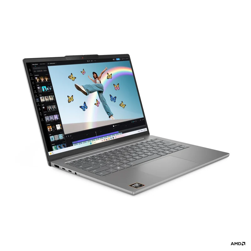 Lenovo IdeaPad Slim 5 14AKP10 83HX00B9PH Copilot+ PC Laptop (Luna Grey) | 14" WUXGA (1920x1200) OLED | Ryzen AI 7 350 | 16GB RAM | 1TB SSD | AMD Radeon 860M | Windows 11 Home | MS Office Home 2024 + MS 365 Basic + Lenovo B210 Backpack
