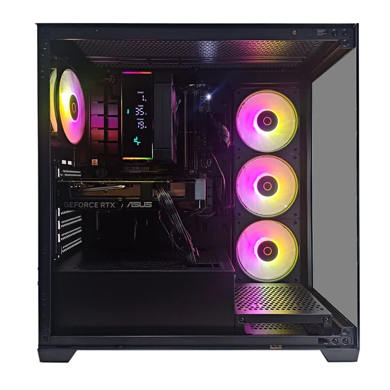 Aurora C72 Black Desktop Gaming PC | AMD Ryzen 7 7700 | 16GB RAM | 1TB SSD | RTX 5060 Ti | Windows 11 Pro