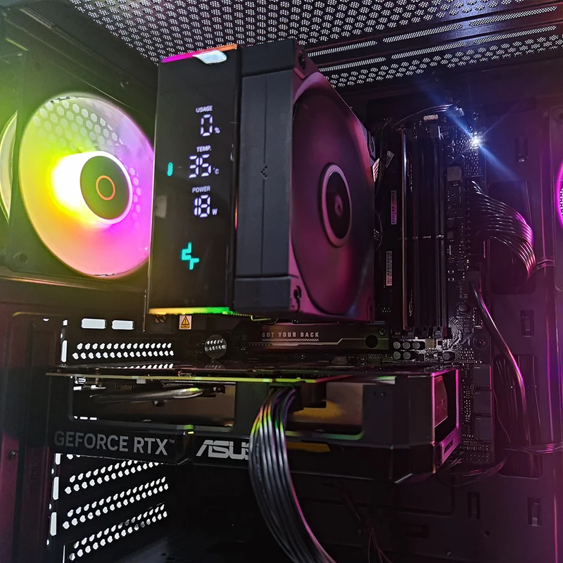 Aurora C72 Black Desktop Gaming PC | AMD Ryzen 7 7700 | 16GB RAM | 1TB SSD | RTX 5060 Ti | Windows 11 Pro