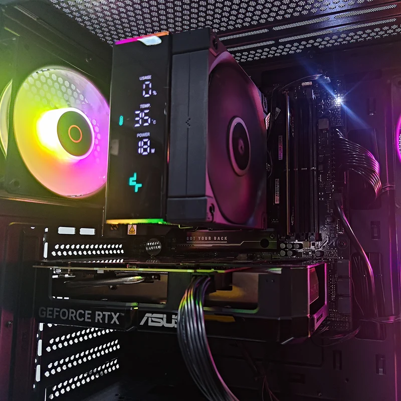 Aurora C72 Black Desktop Gaming PC | AMD Ryzen 7 7700 | 16GB RAM | 1TB SSD | RTX 5060 Ti | Windows 11 Pro