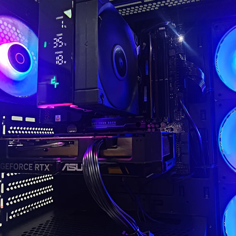 Aurora C72 Black Desktop Gaming PC | AMD Ryzen 7 7700 | 16GB RAM | 1TB SSD | RTX 5060 Ti | Windows 11 Pro