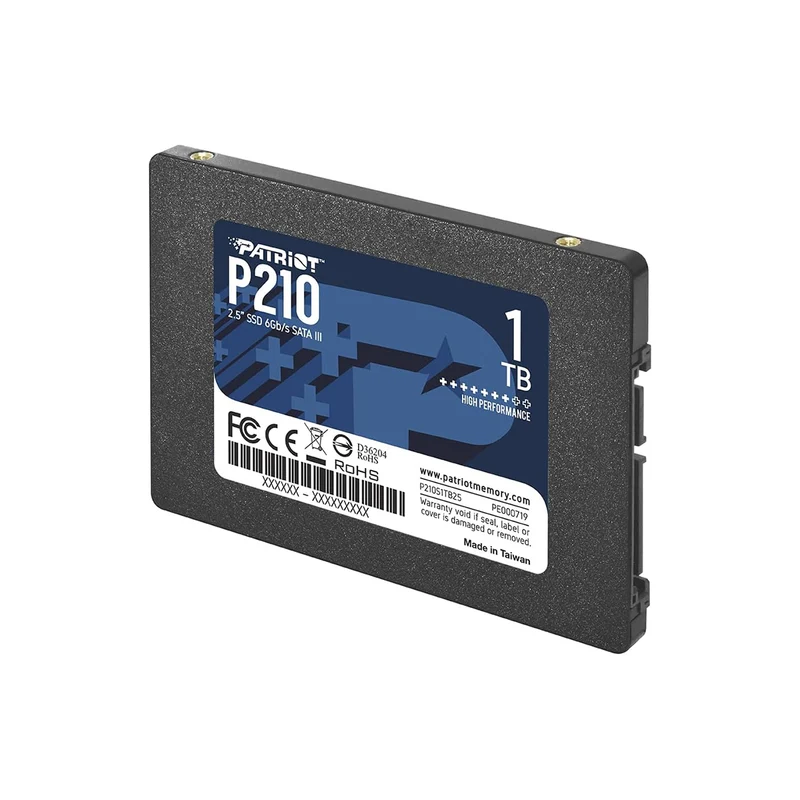 Patriot P210 2.5" SSD SATA III (512GB, 1TB) (P210S512G25, P210S1TB25)