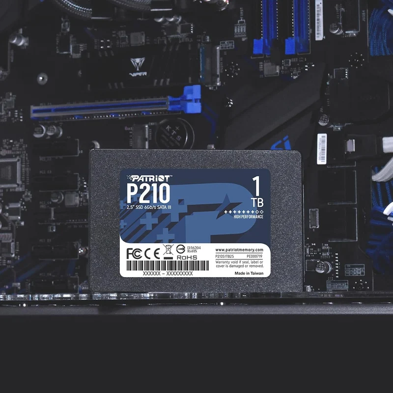 Patriot P210 2.5" SSD SATA III (512GB, 1TB) (P210S512G25, P210S1TB25)