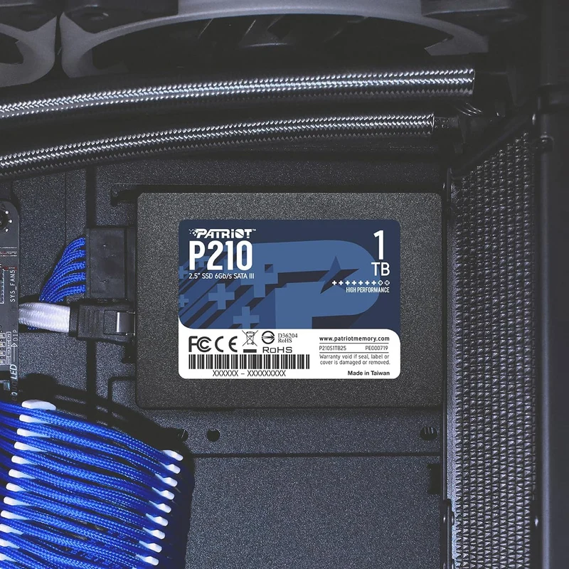 Patriot P210 2.5" SSD SATA III (512GB, 1TB) (P210S512G25, P210S1TB25)