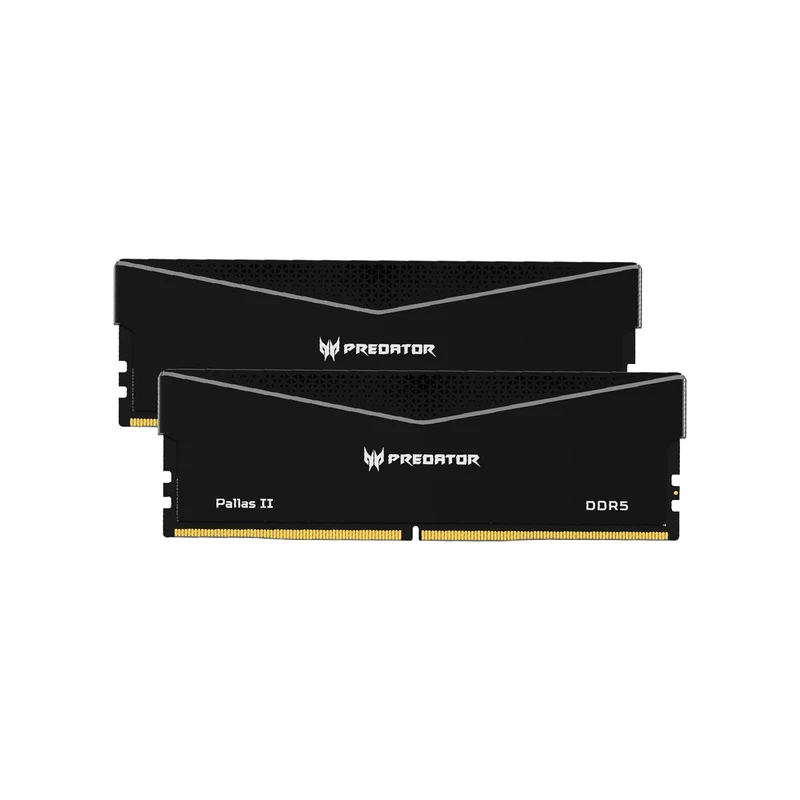 Acer Pallas II 32GB (2x16GB) 6000MHz CL36-45-45-96 AMD EXPO Ready DDR5 UDIMM (Black, Silver)