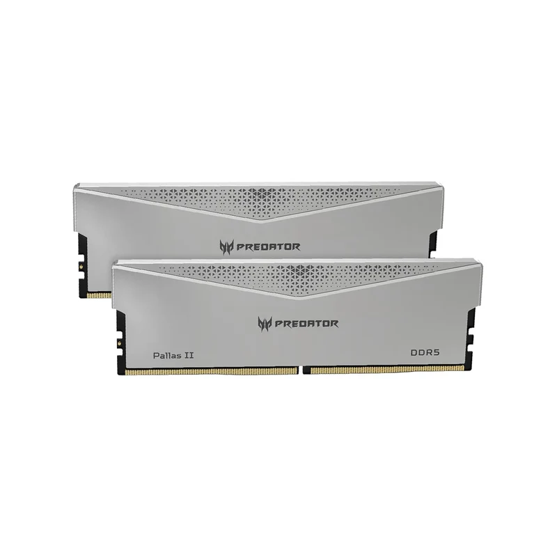 Acer Pallas II 32GB (2x16GB) 6000MHz CL36-45-45-96 AMD EXPO Ready DDR5 UDIMM (Black, Silver)