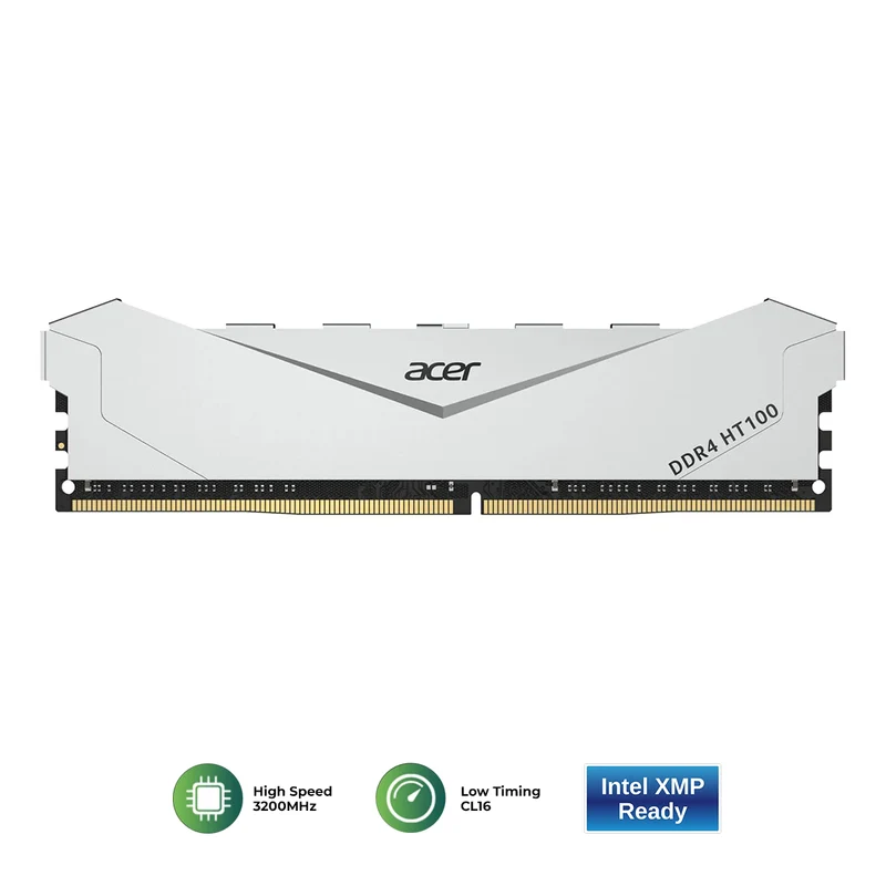 Acer HT100 3200MHz DDR4 UDIMM with Heatsink (8GB, 16GB)