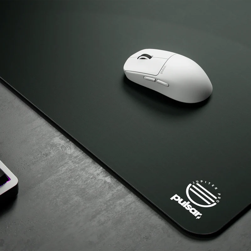Pulsar Jupiter Pro Premium eSports Mousepad Very Slow Speed (Onyx Black) (Soft, XSoft) [XL (490mm x 420mm x 4mm), XLSQ (500mm x 500mm x 4mm)]