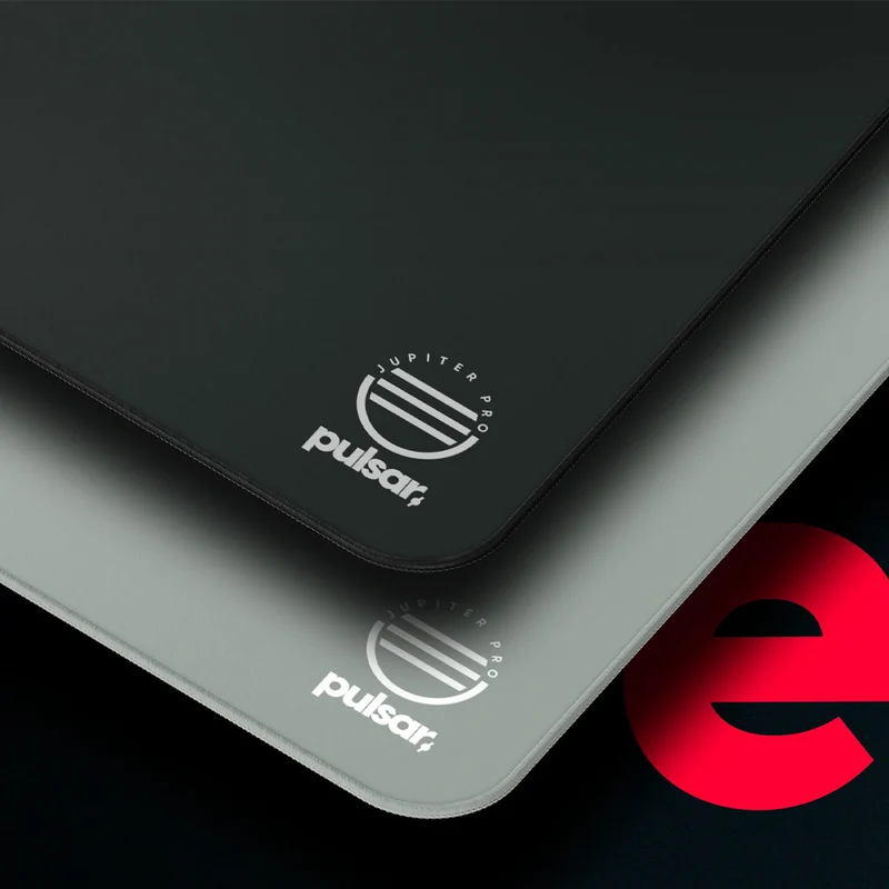 Pulsar Jupiter Pro Premium eSports Mousepad Very Slow Speed (Onyx Black) (Soft, XSoft) [XL (490mm x 420mm x 4mm), XLSQ (500mm x 500mm x 4mm)]