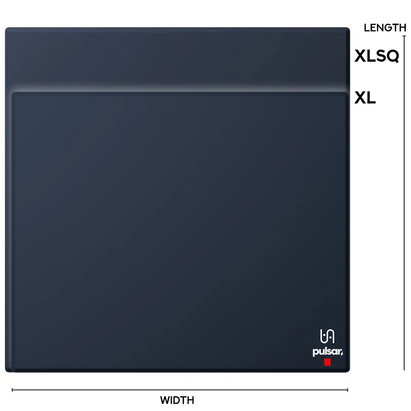 Pulsar PD170 Premium eSports Mousepad PU Elastomer Base Fast Speed (Pulsar eS Blue) [XL (480mm x 400mm x 5.5mm), XLSQ (500mm x 500mm x 5.5mm)]