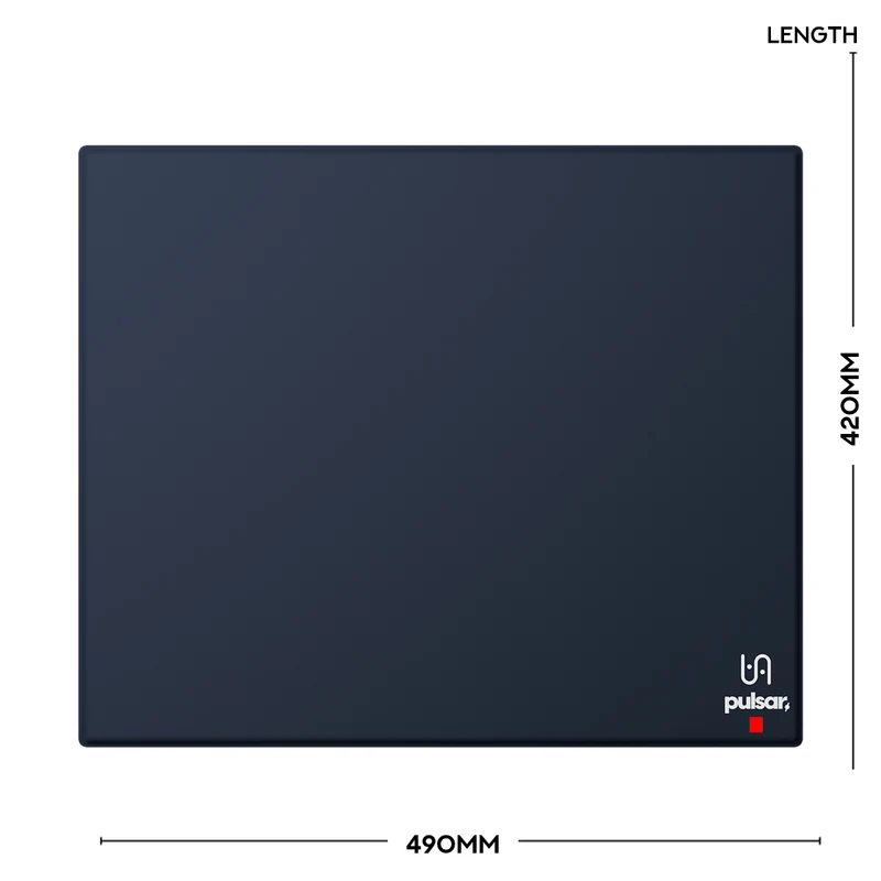 Pulsar PD170 Premium eSports Mousepad PU Elastomer Base Fast Speed (Pulsar eS Blue) [XL (480mm x 400mm x 5.5mm), XLSQ (500mm x 500mm x 5.5mm)]