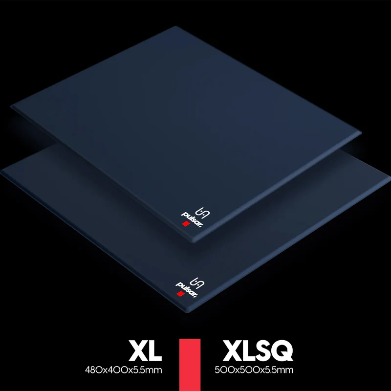 Pulsar PD170 Premium eSports Mousepad PU Elastomer Base Fast Speed (Pulsar eS Blue) [XL (480mm x 400mm x 5.5mm), XLSQ (500mm x 500mm x 5.5mm)]