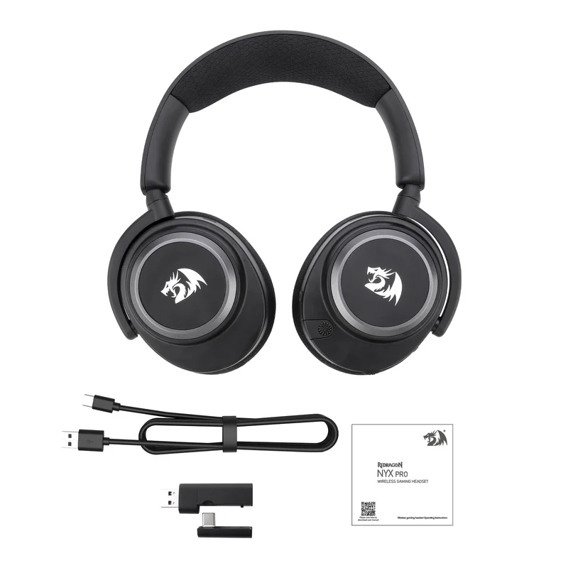Redragon Nyx Pro H891 Wireless Gaming Headset (Black)